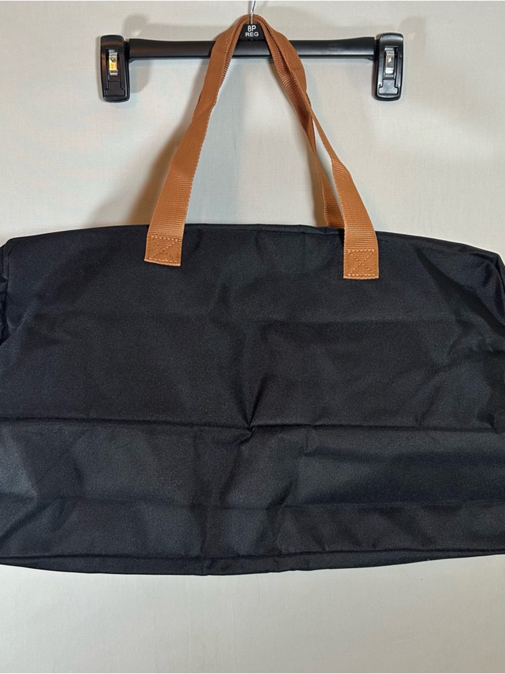 DSW Black & Tan Weekender Duffle Tote Bag/Gym Bag 20"x 10"x 8”
